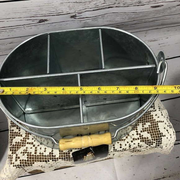 Rae Dunn Scrub Galvanized Cleaning Caddy - Picture 8 of 8